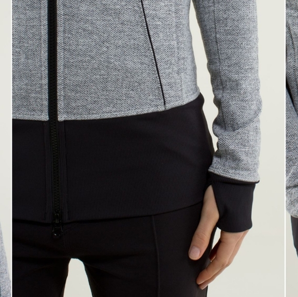 Lululemon Nice Asana Jacket Heathered Herringbone - Picture 7 of 9